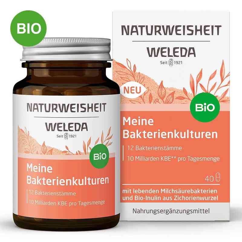 Weleda Naturweisheit Meine Bakterienkulturen Kapseln 40 stk von WELEDA AG PZN 17261006