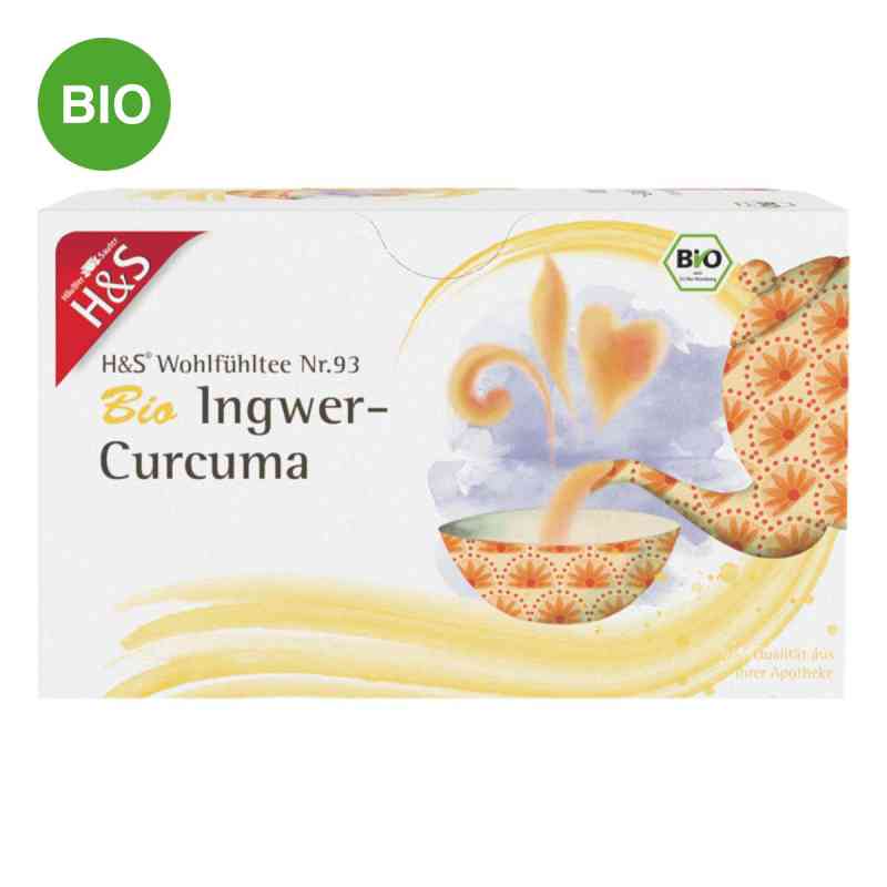 H&s Bio Ingwer-Curcuma Filterbeutel 20X1.25 g von H&S Tee - Gesellschaft mbH & Co. PZN 17442529
