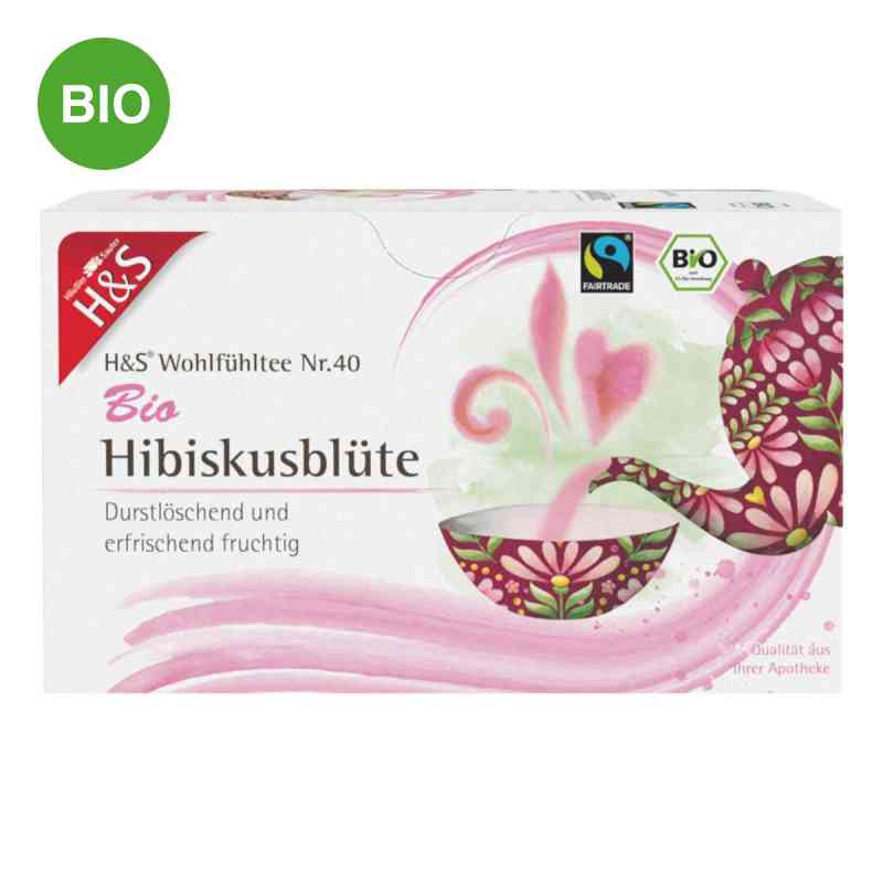 H&S Bio Hibiskusblüte Filterbeutel 20X1.75 g von H&S Tee - Gesellschaft mbH & Co. PZN 17442587
