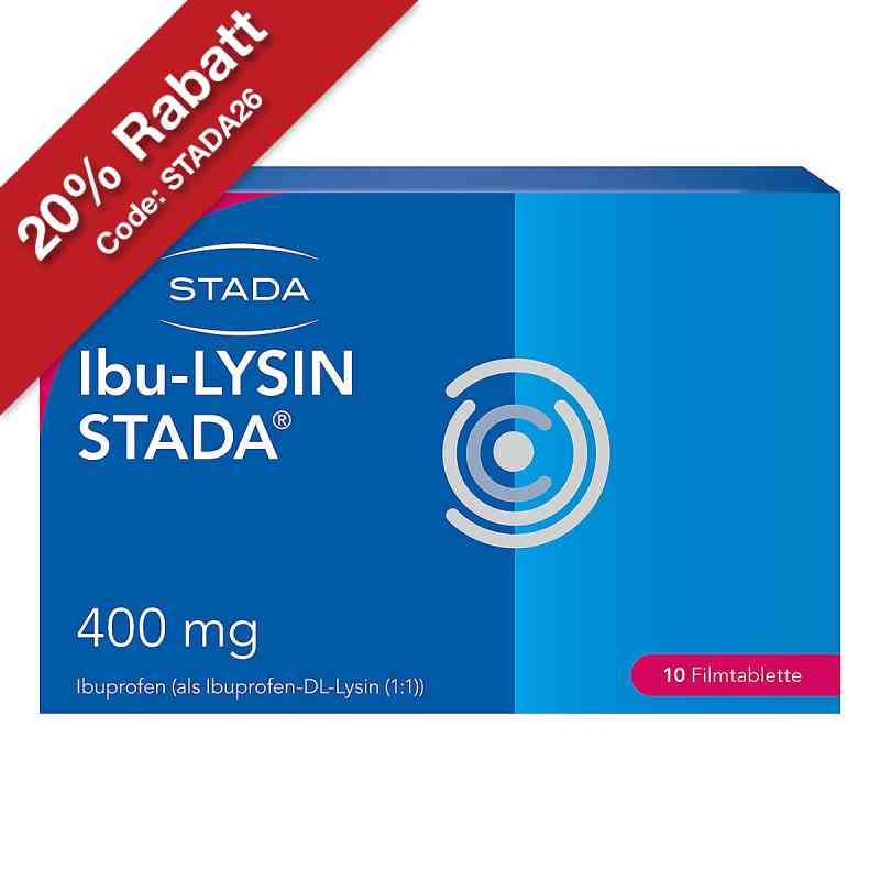 Ibu-lysin Stada 400 Mg Filmtabletten 10 stk von STADA Consumer Health Deutschland GmbH PZN 17855065