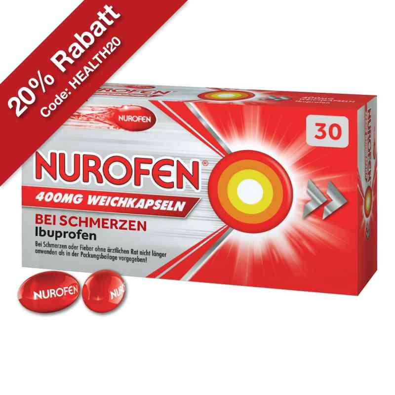 NUROFEN 400 mg Ibuprofen Weichkapseln 30 stk von Reckitt Benckiser Deutschland GmbH PZN 18065810