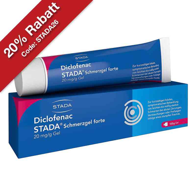 Diclofenac Stada Schmerzgel Forte 20 Mg/g 100 g von STADA Consumer Health Deutschland GmbH PZN 18244719