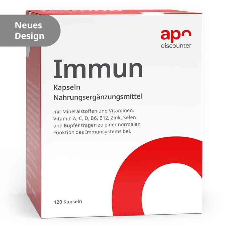 Immun Kapseln von apodiscounter 120 stk von apo.com Group GmbH PZN 18657611