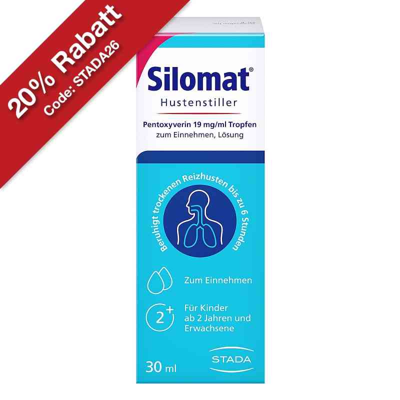 Silomat Hustenstiller Pentoxyverin 19 mg/ml Tropfen  30 ml von STADA Consumer Health Deutschland GmbH PZN 18661417