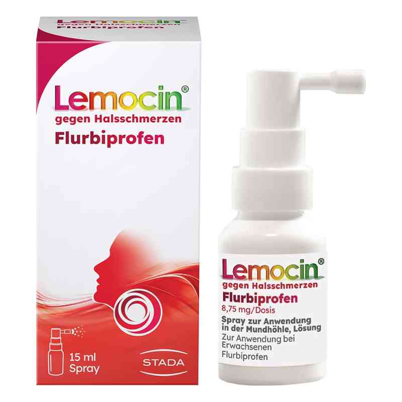 Lemocin Flurbiprofen Spray gegen Halsschmerzen 8,75mg/Dosis 15 ml