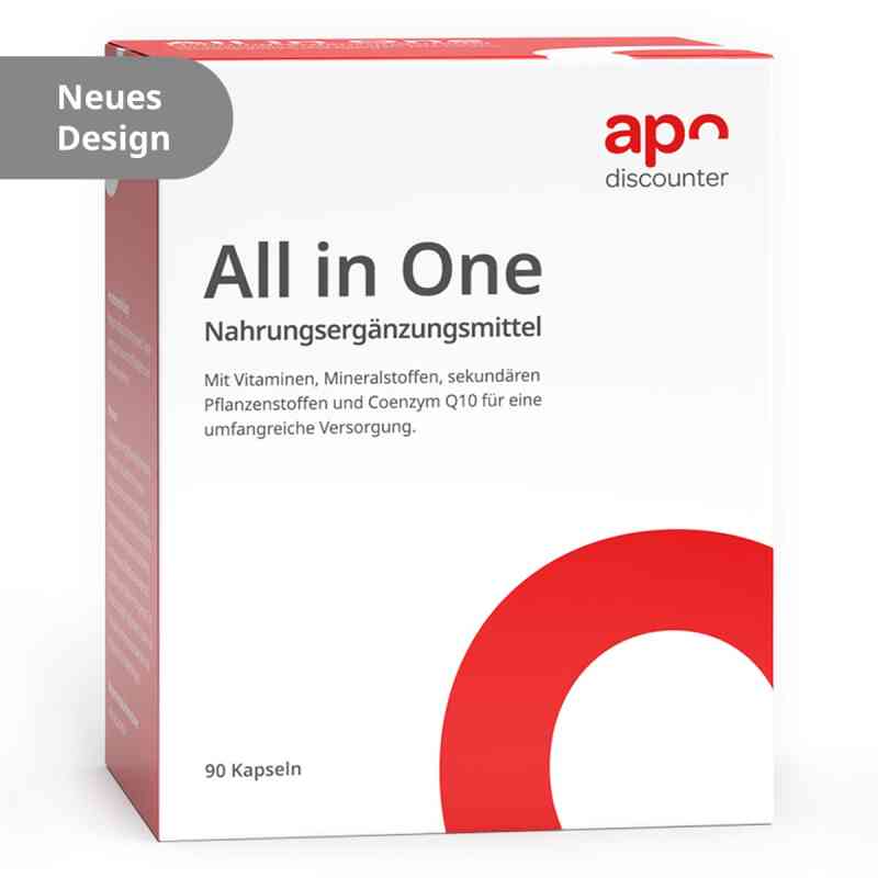 Multivitamin All In One Kapseln von apodiscounter 90 stk von apo.com Group GmbH PZN 18706723