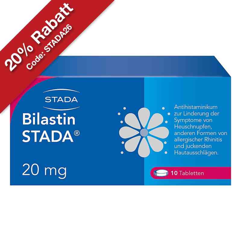 Bilastin Stada 20 mg Tabletten 50 stk von STADA Consumer Health Deutschland GmbH PZN 19240072