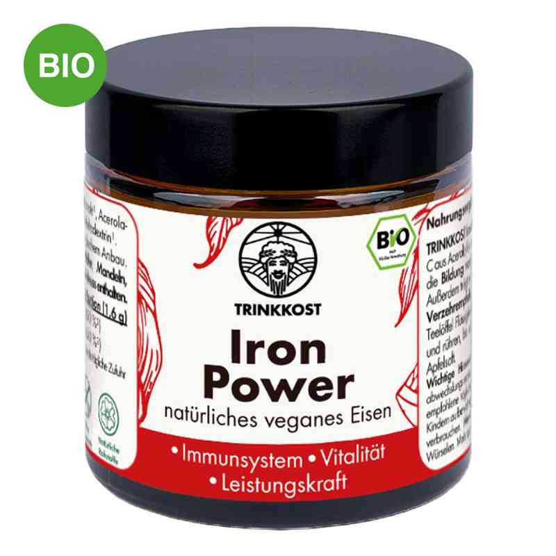 Trinkkost Bio Pulver Iron Power 50 g von ALLPHARM Vertriebs GmbH PZN 19299734