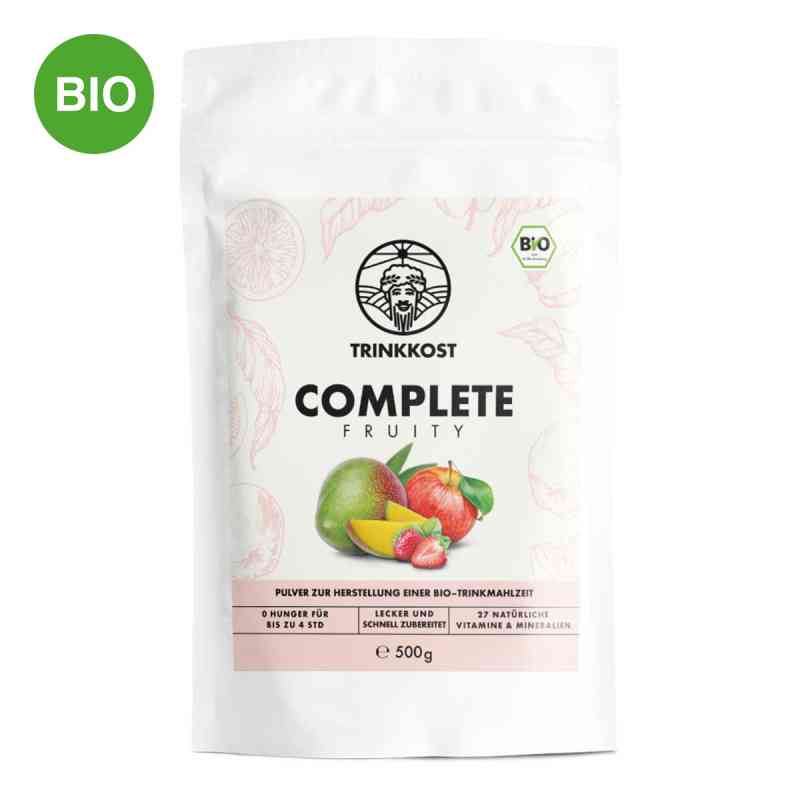 Trinkkost Complete Bio Fruity Pulver 500 g von ALLPHARM Vertriebs GmbH PZN 19352457