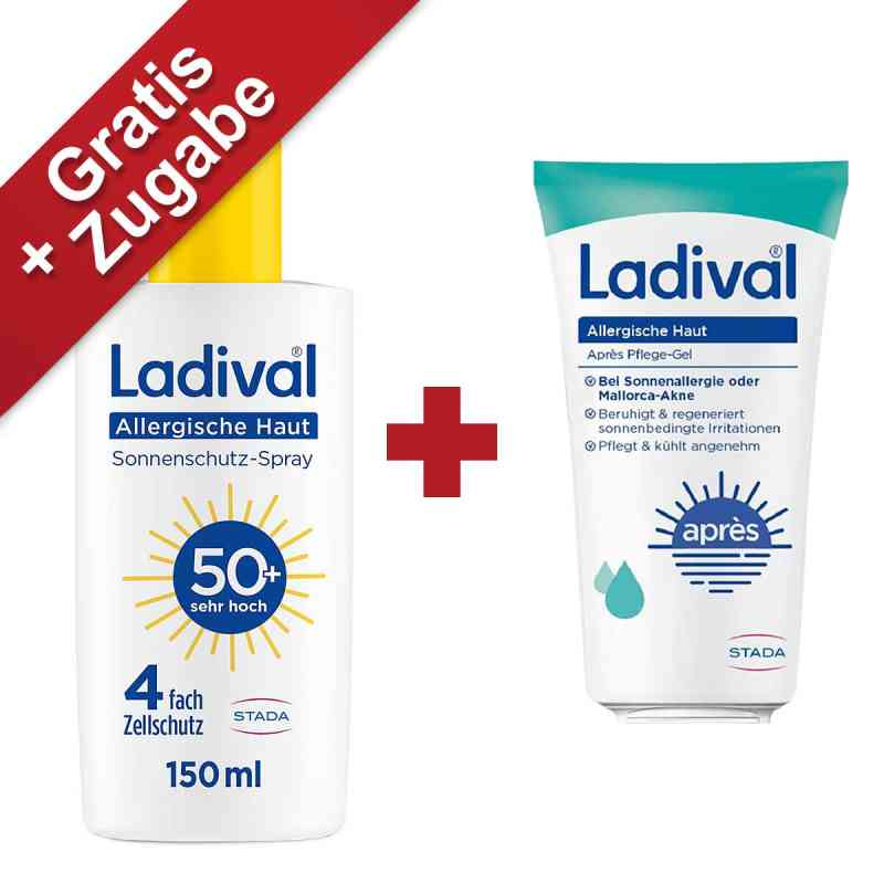 Ladival Allergische Haut Sonnenschutz-Spray LSF 50+ Körper 150 ml von STADA Consumer Health Deutschland GmbH PZN 19362680