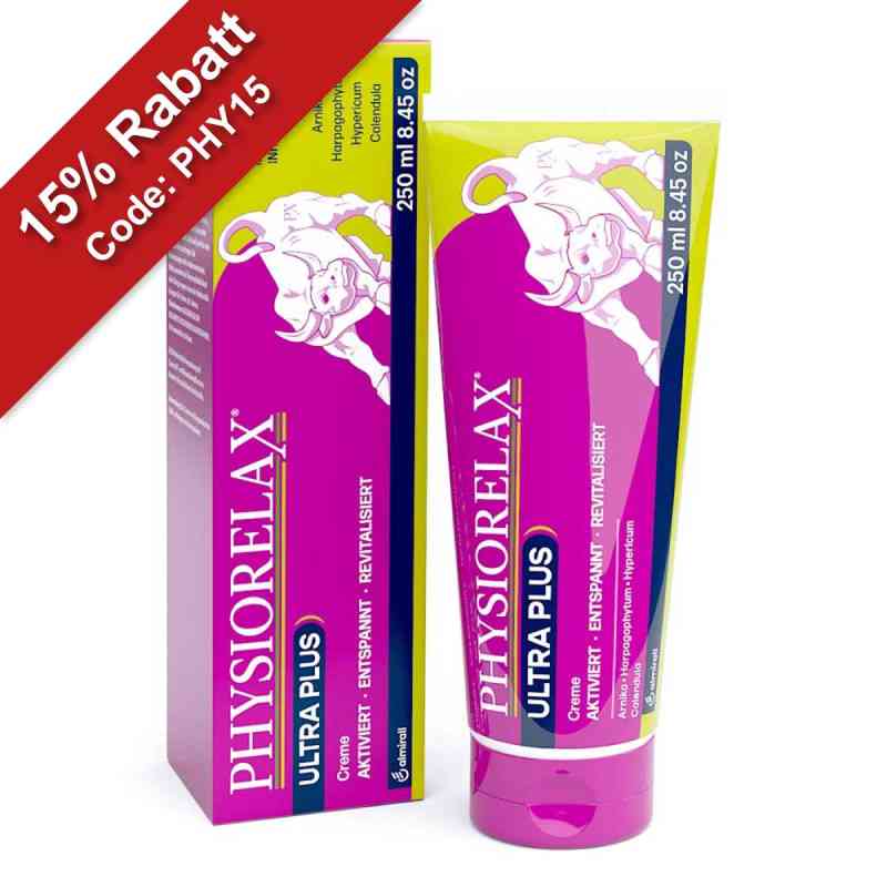 Physiorelax Ultra Plus Creme 250 ml von ALMIRALL HERMAL GmbH PZN 19446282