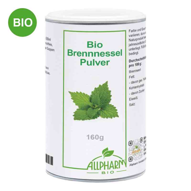 Bio Brennnessel Pulver Allpharm Premium 160 g von ALLPHARM Vertriebs GmbH PZN 19512889