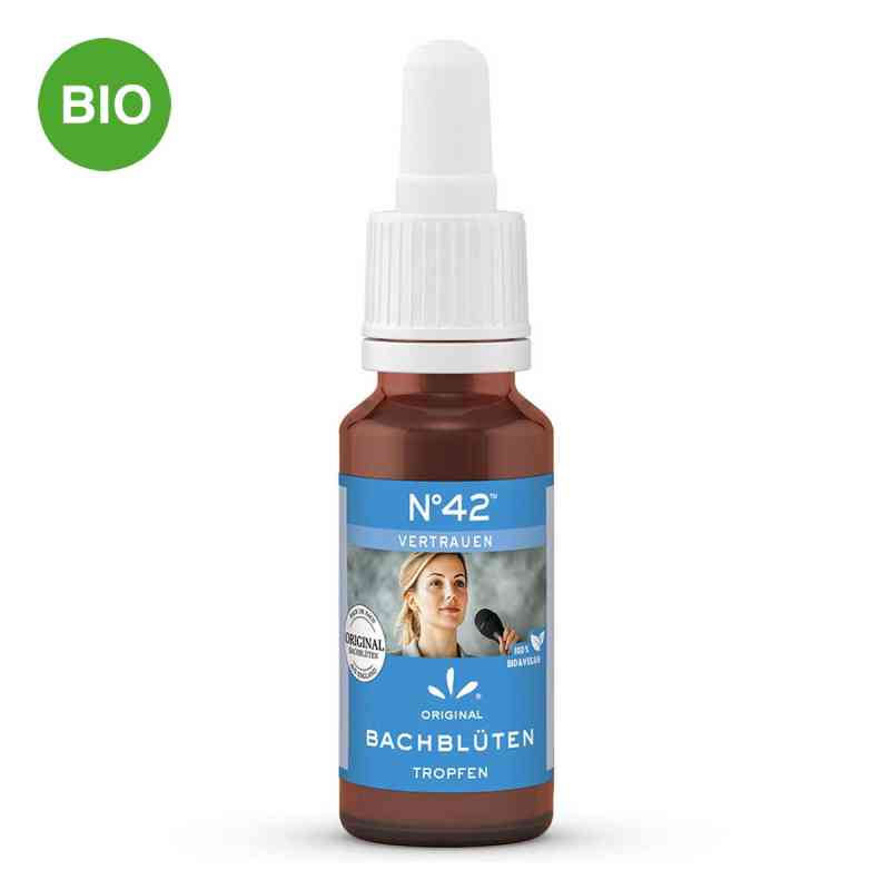 Bachblüten Nummer 42 Vertrauen Tropfen 20 ml von Hager Pharma GmbH PZN 19850095