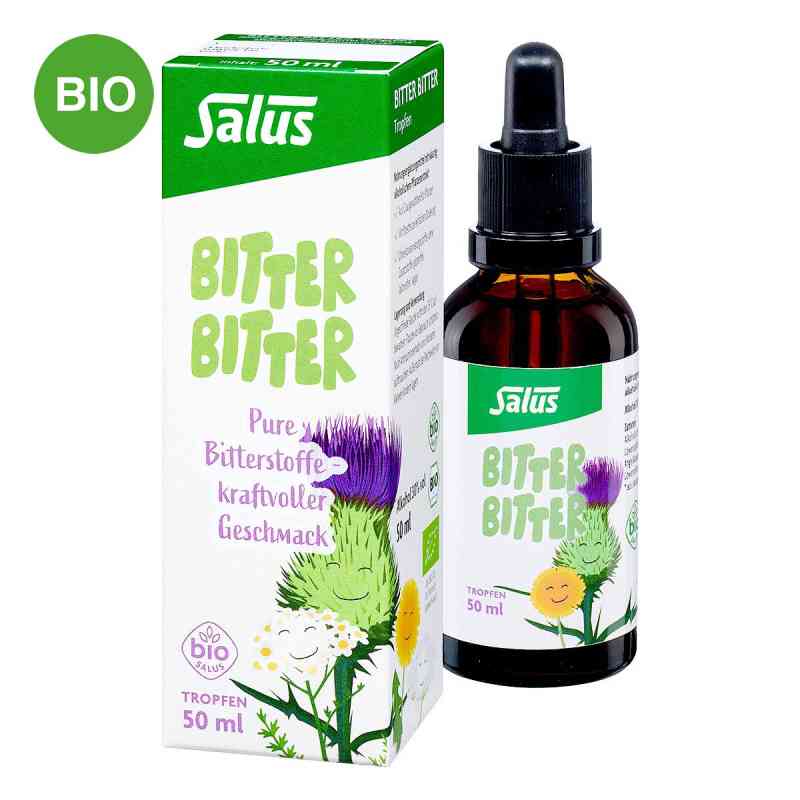 Salus Bitter Bitter Tropfen Alkoholhaltig Bio 50 ml von SALUS Pharma GmbH PZN 19881500