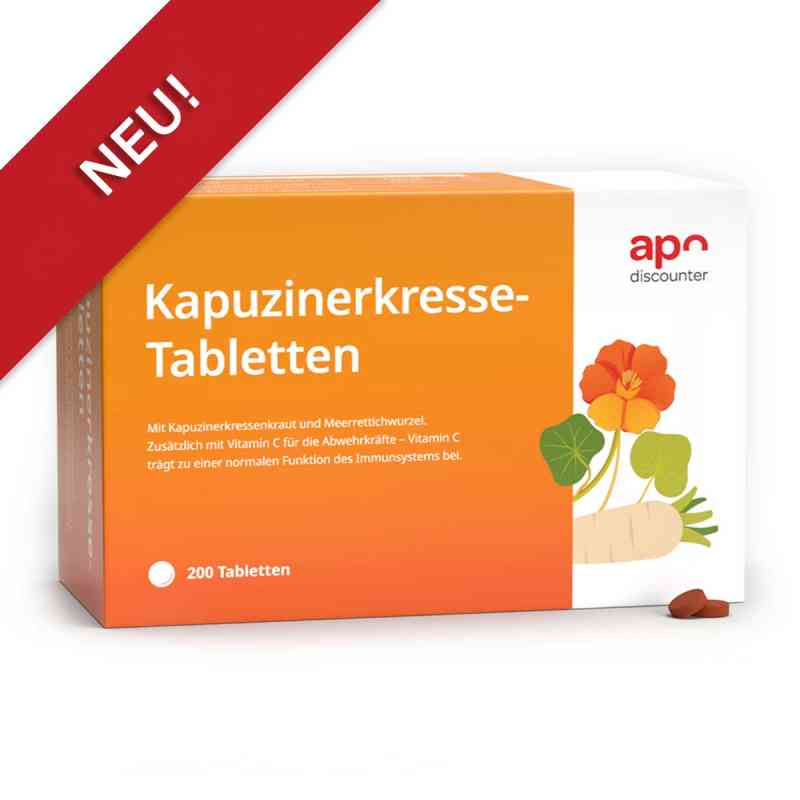 Kapuzinerkresse Tabletten von apodiscounter 200 stk von apo.com Group GmbH PZN 20410289