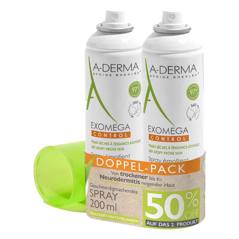 A-Derma Promo-Set Exomega Spray 2X200 ml von PIERRE FABRE DERMO KOSMETIK GmbH PZN 18070969