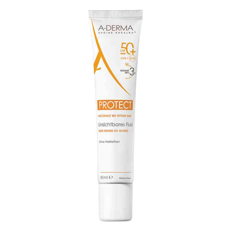 A-Derma Protect unsichtbares Fluid Lsf 50+ 40 ml von PIERRE FABRE DERMO KOSMETIK GmbH PZN 14307297