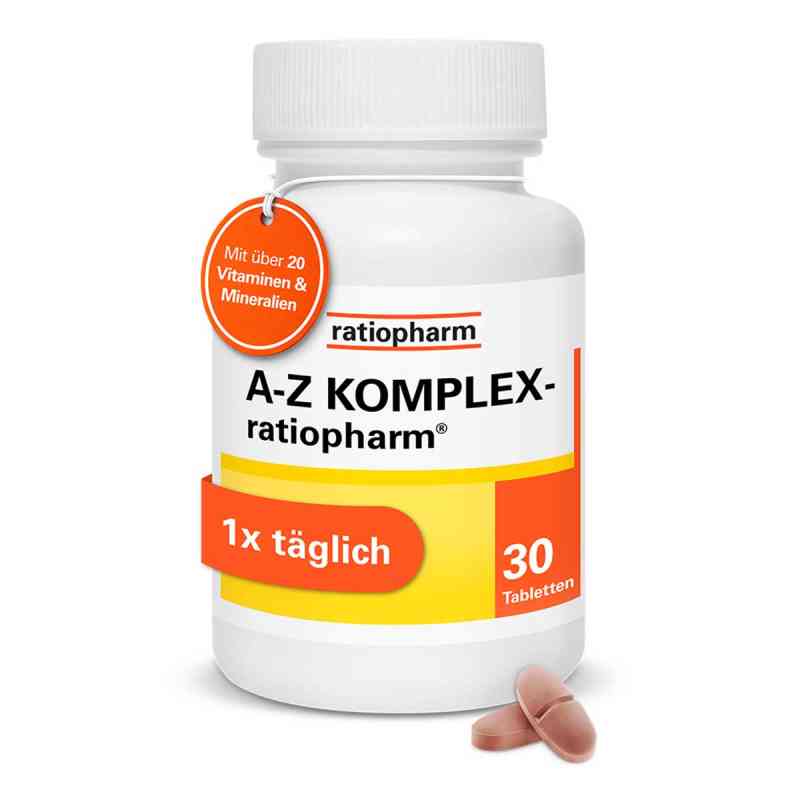 A-Z Komplex ratiopharm Tabletten 30 stk von ratiopharm GmbH PZN 01433379