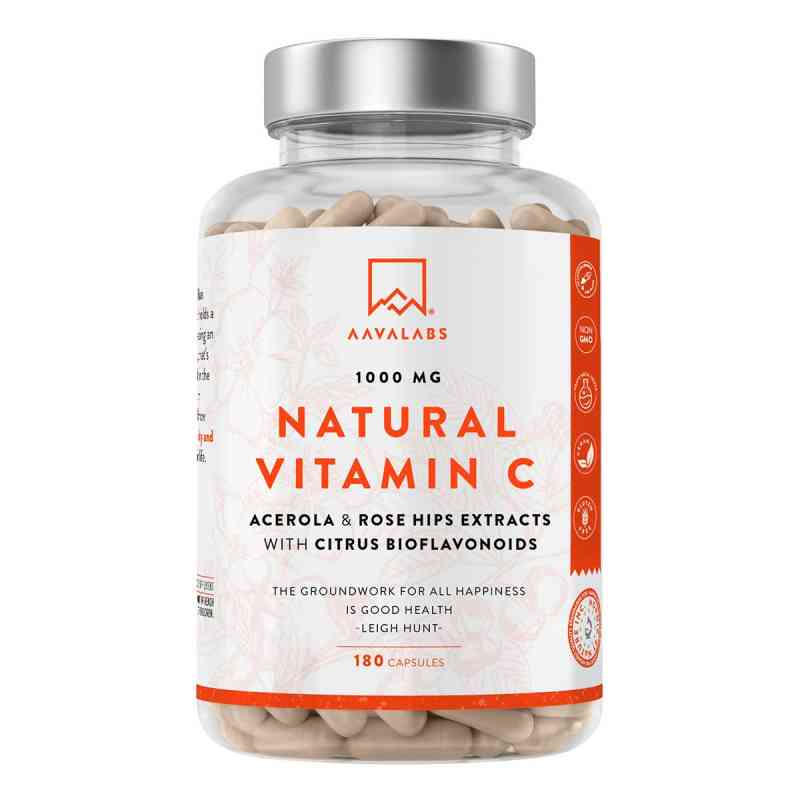 Aavalabs Vitamin C Acerola Camu-camu Hagebutte Kps 180 stk von BOMA Lecithin GmbH PZN 18107276