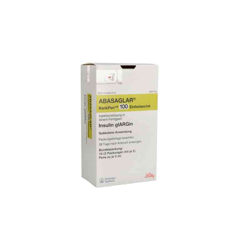 ABASAGLAR 100 Einheiten/ml Injektionslösung KwikPen 3ml 10X3 ml von LILLY DEUTSCHLAND GmbH PZN 11219196