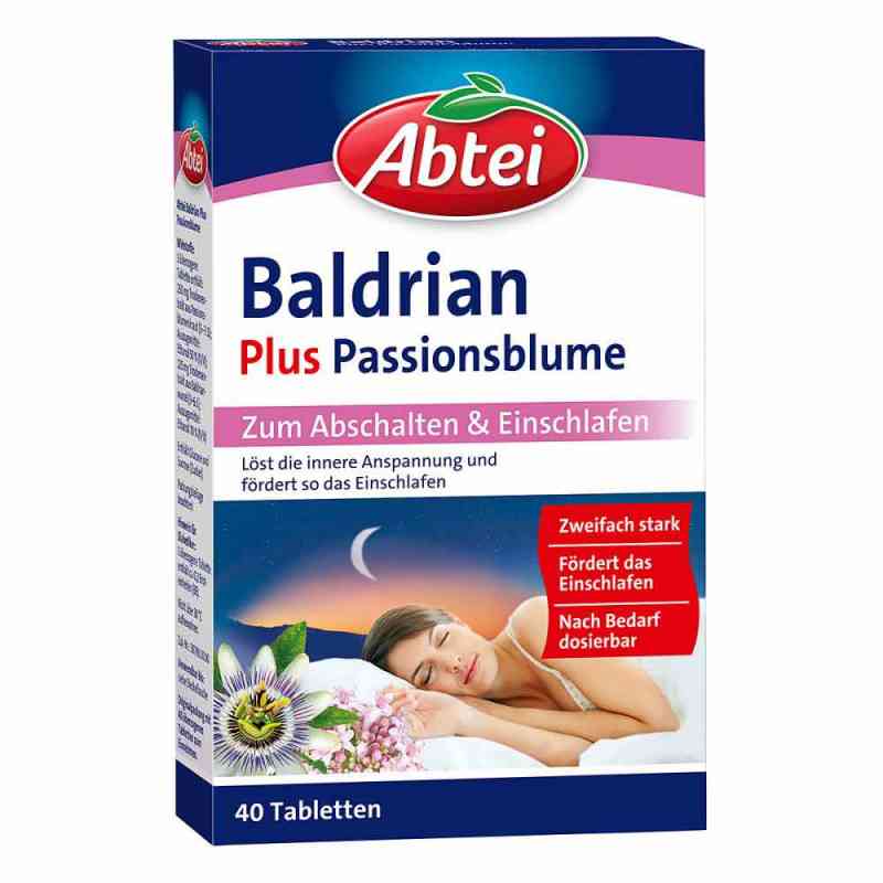 Abtei Baldrian Plus Passionsblume 40 stk von Perrigo Deutschland GmbH PZN 06765330