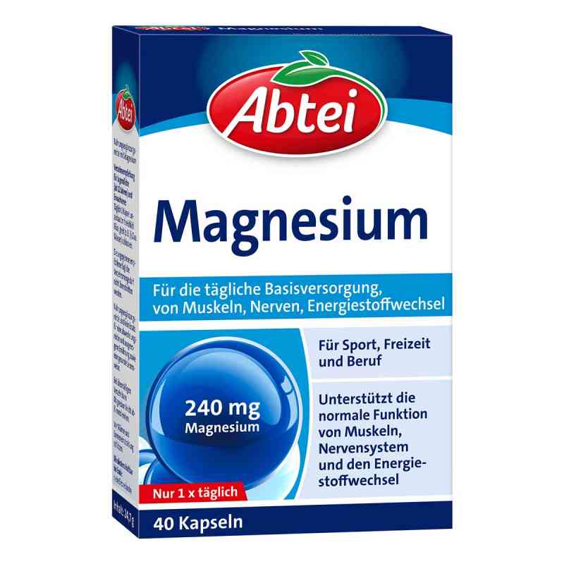 Abtei Magnesium 240 Mg Kapseln 40 stk von Perrigo Deutschland GmbH PZN 18598423