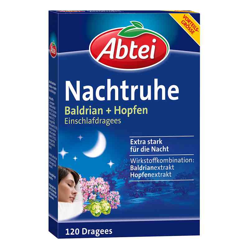 Abtei Nachtruhe Baldrian+hopfen Einschlafdragees 120 stk von Perrigo Deutschland GmbH PZN 12505567