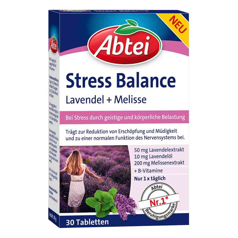 Abtei Stress Balance Lavendel+melisse Tabletten 30 stk von Perrigo Deutschland GmbH PZN 13330667
