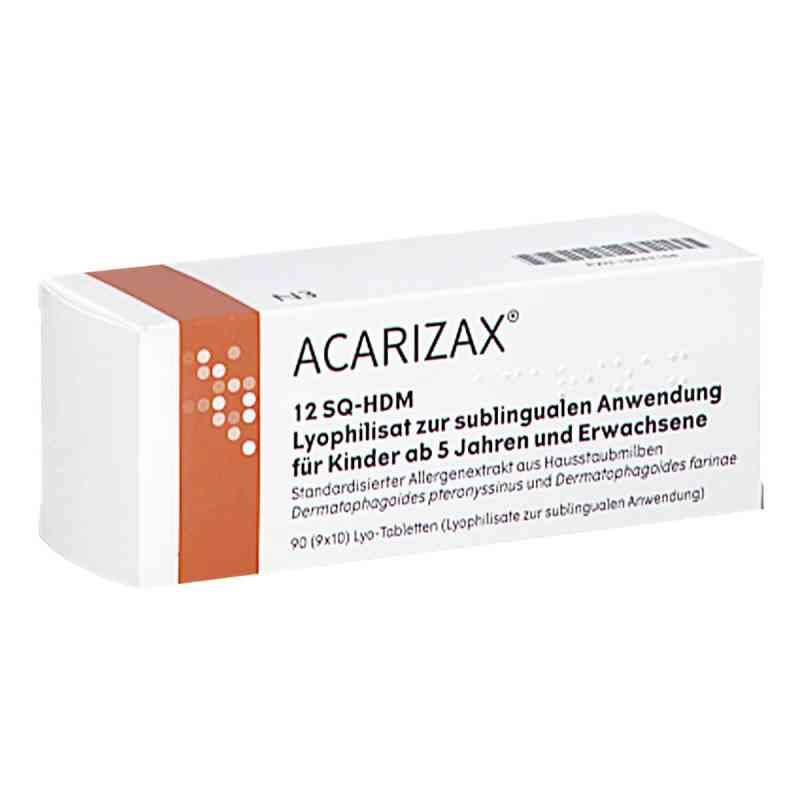Acarizax 12 Sq-hdm Lyophil.z.subl.anw.kdr Ab5+erw 90 stk von ALK-Abello Arzneimittel GmbH PZN 19343168