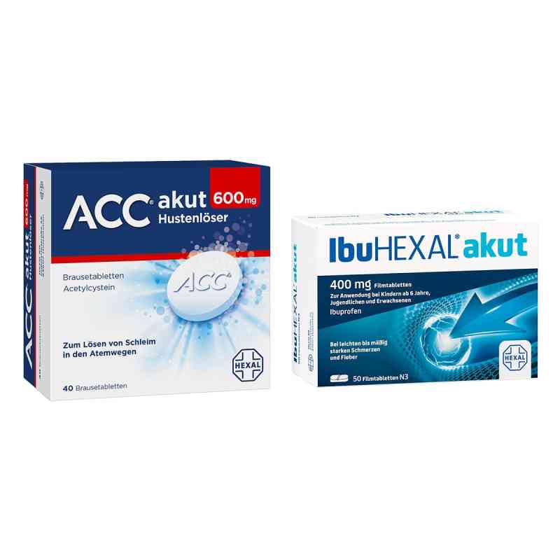 IBUHEXAL Akut 400 Filmtabletten - 10 Stück, Ibuprofen Bei Schmerzen Und Fieber, Ab 6 Jahren