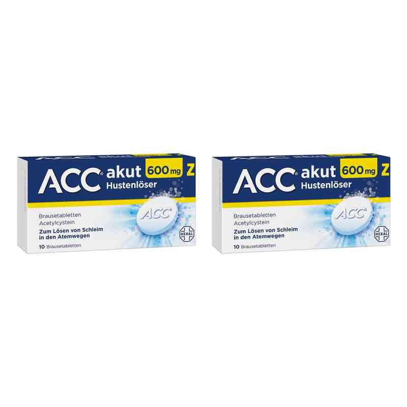 ACC akut 600mg Z Hustenlöser 2x10 stk von Hexal AG PZN 08102702