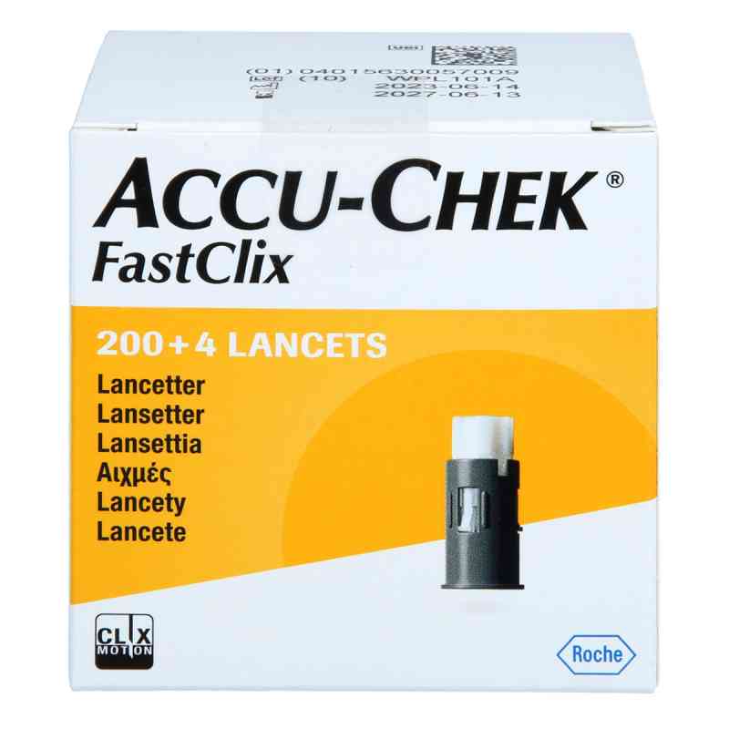 Accu Chek Fastclix Lanzetten 204 stk von EvivaMed Handelsgesellschaft mbH PZN 16697960