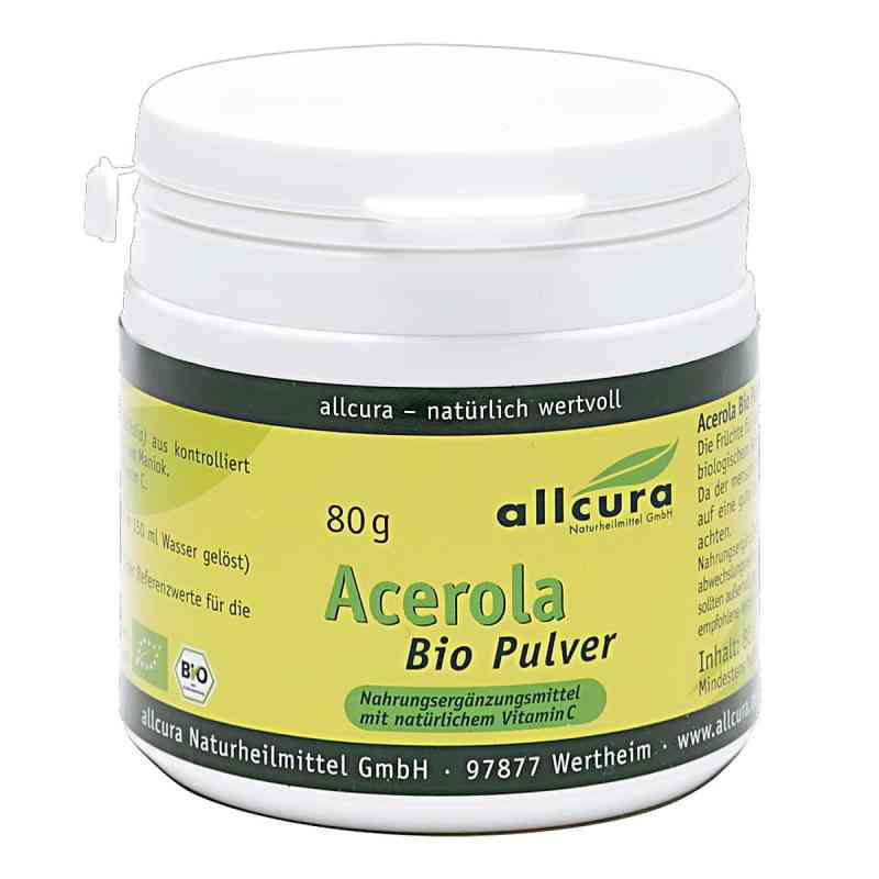 Acerola Bio Pulver 80 g von allcura Naturheilmittel GmbH PZN 06866249