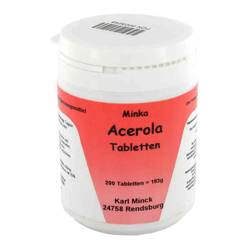 Acerola Vitamin C Tabletten 200 stk von Karl Minck Naturheilmittel PZN 00023248