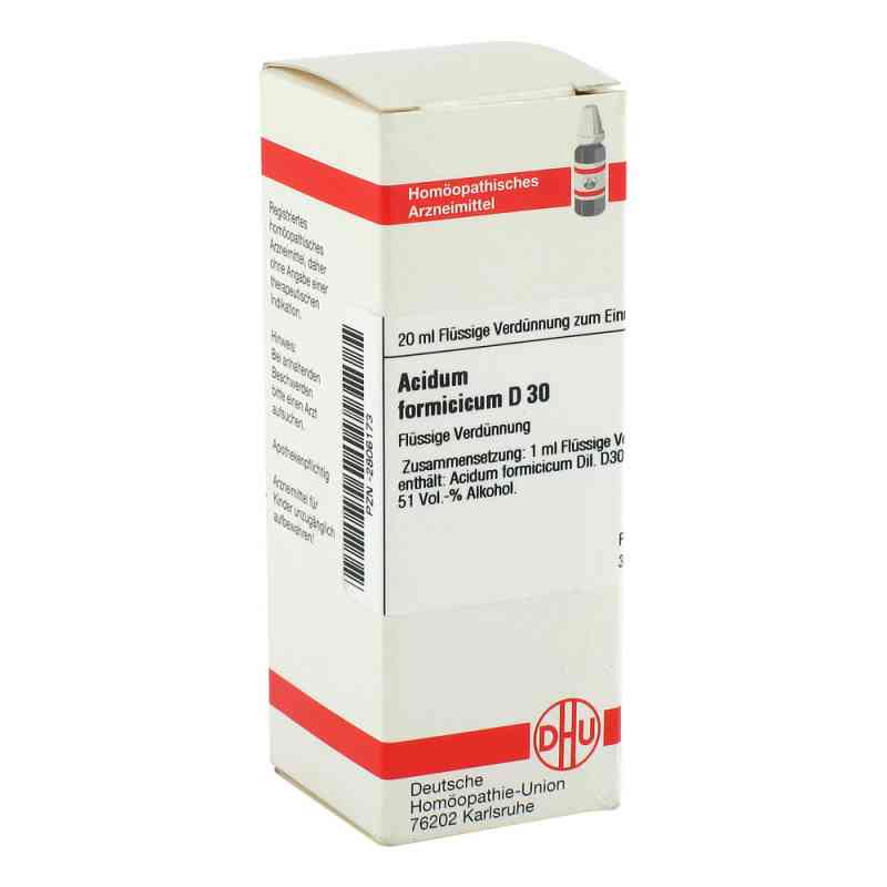Acidum Formicicum D30 Dilution 20 ml von DHU-Arzneimittel GmbH & Co. KG PZN 02806173