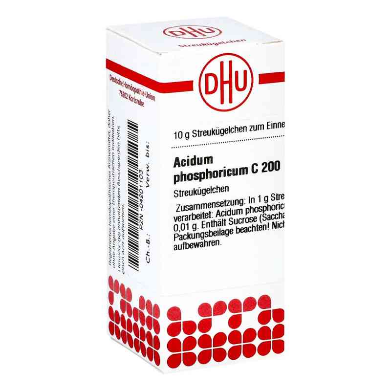 Acidum Phosphoricum C200 Globuli 10 g von DHU-Arzneimittel GmbH & Co. KG PZN 04201103