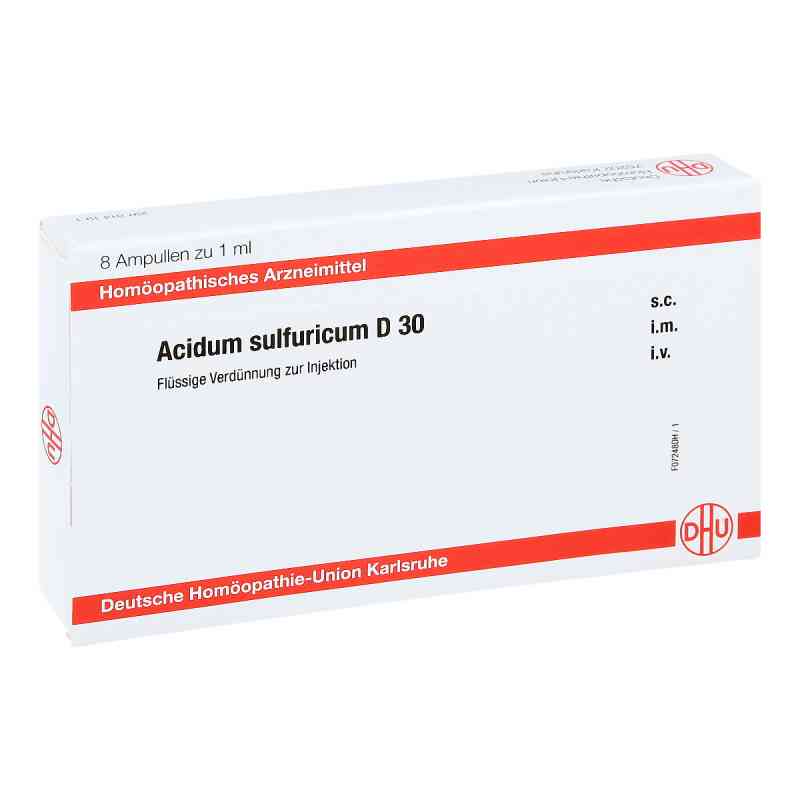 Acidum Sulfuricum D30 Ampullen 8X1 ml von DHU-Arzneimittel GmbH & Co. KG PZN 11703845