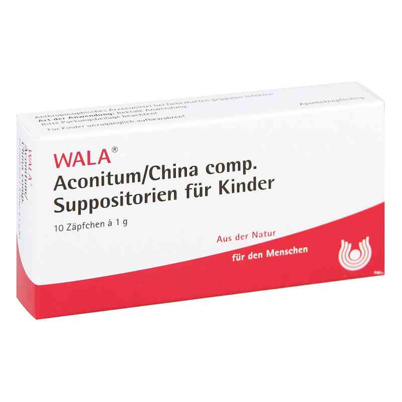 Aconitum/china compositus Suppositorium Kdr. 10X1 g von WALA Heilmittel GmbH PZN 01880747