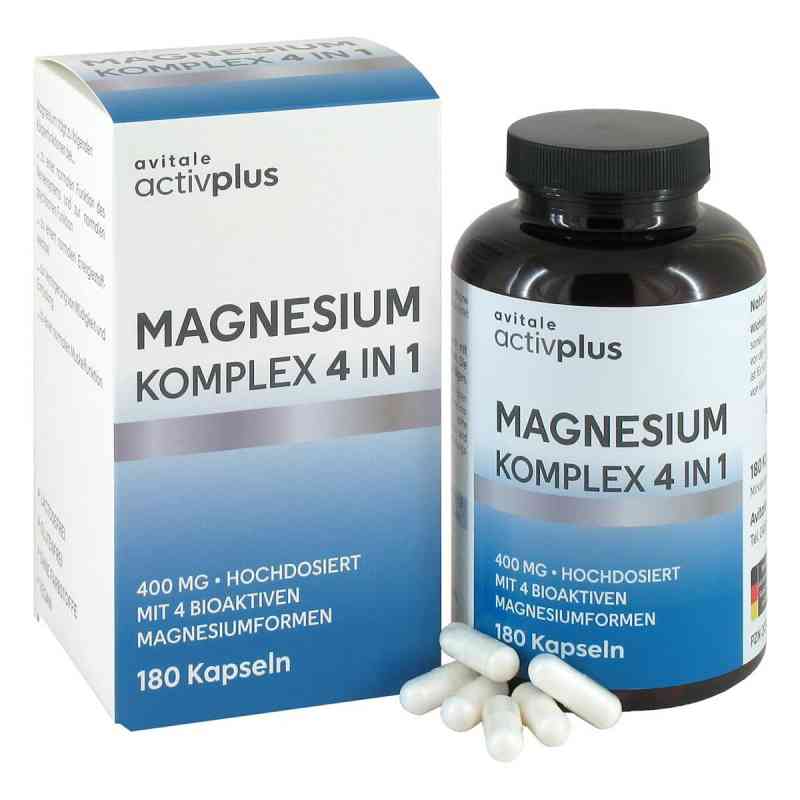 Activplus Magnesium-Komplex 4in1 400 mg Kapseln 180 stk von Avitale GmbH PZN 20789113