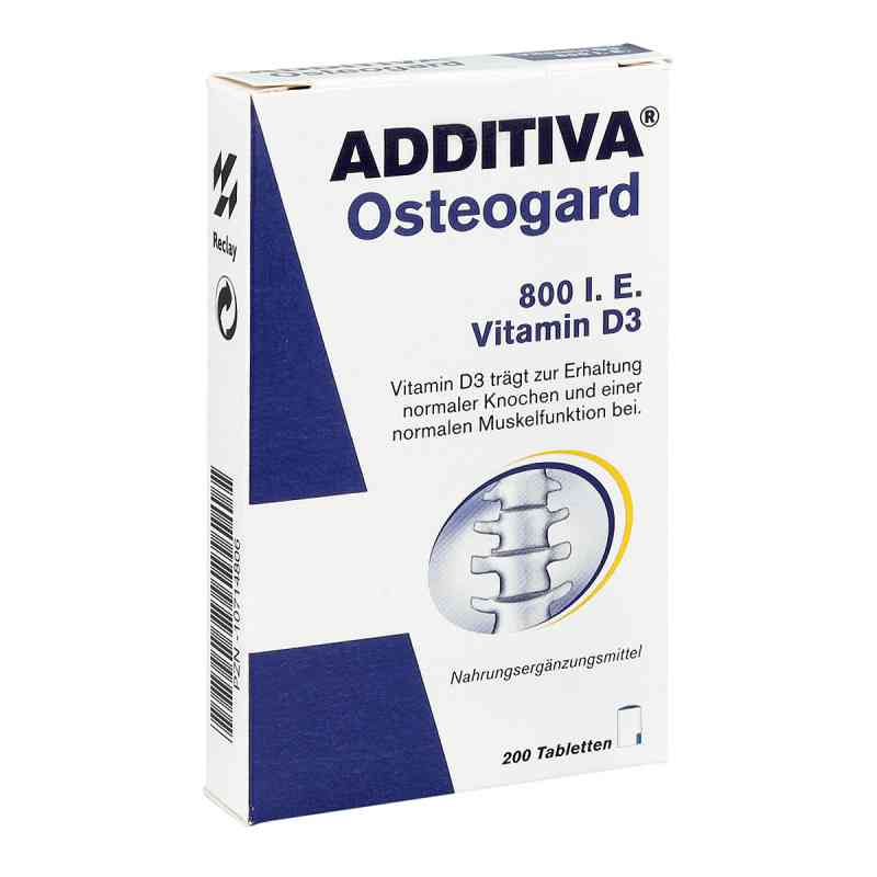 Additiva Osteogard 800 I.e. Vitamin D3 Tabletten 200 stk von Dr.B.Scheffler Nachf. GmbH & Co. PZN 10714806