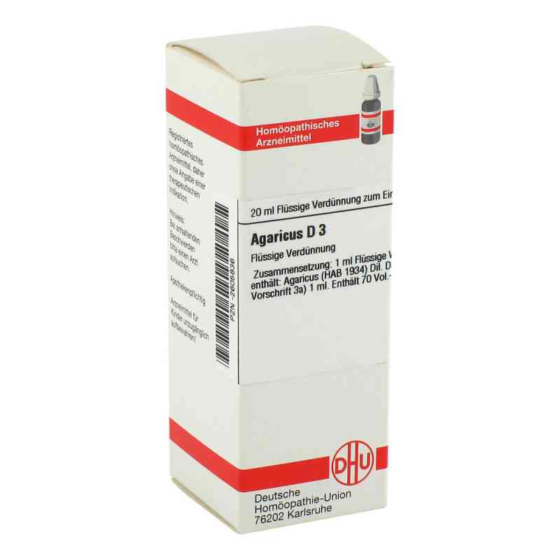 Agaricus D3 Dilution 20 ml von DHU-Arzneimittel GmbH & Co. KG PZN 02605836
