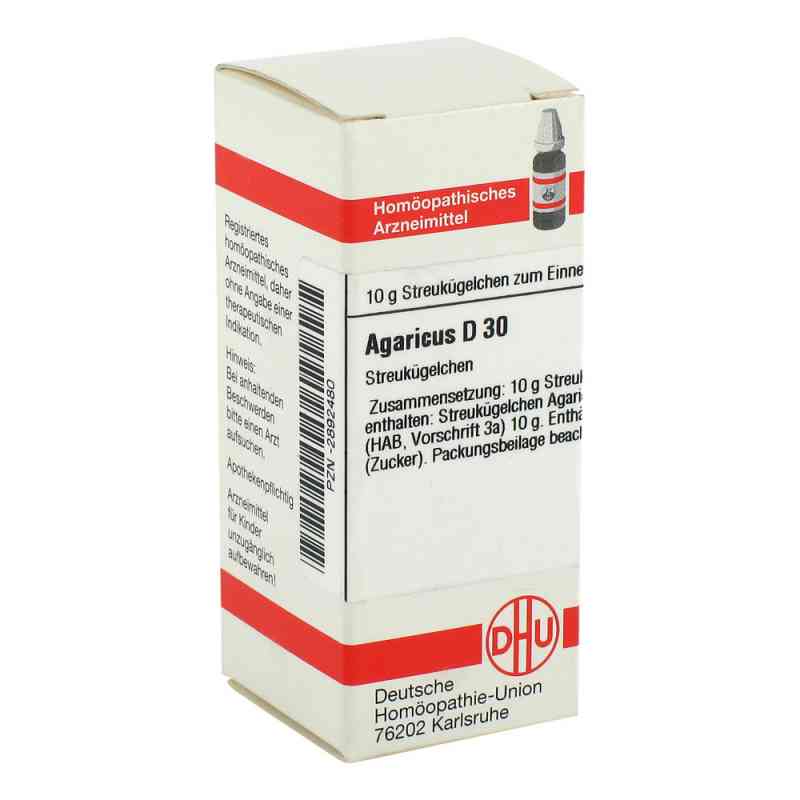Agaricus D30 Globuli 10 g von DHU-Arzneimittel GmbH & Co. KG PZN 02892480