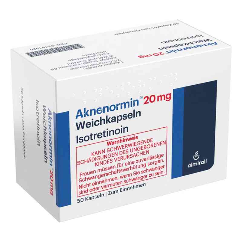 Aknenormin 20 mg Weichkapseln 50 stk von ALMIRALL HERMAL GmbH PZN 02481920
