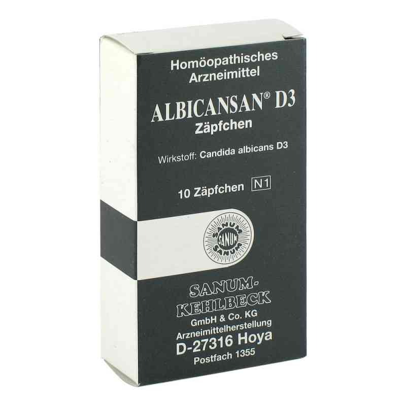 Albicansan D3 Suppositorien 10 stk von SANUM-KEHLBECK GmbH & Co. KG PZN 04456903