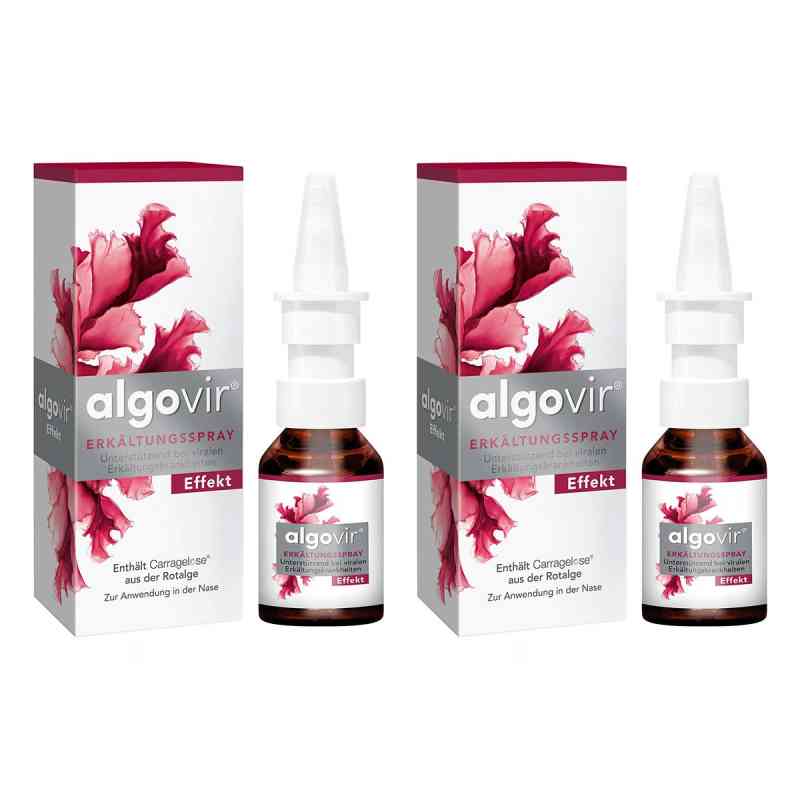 Algovir Effekt Erkältungsspray mit Carragelose aus der Rotalge 2x20 ml von HERMES Arzneimittel GmbH PZN 08104507