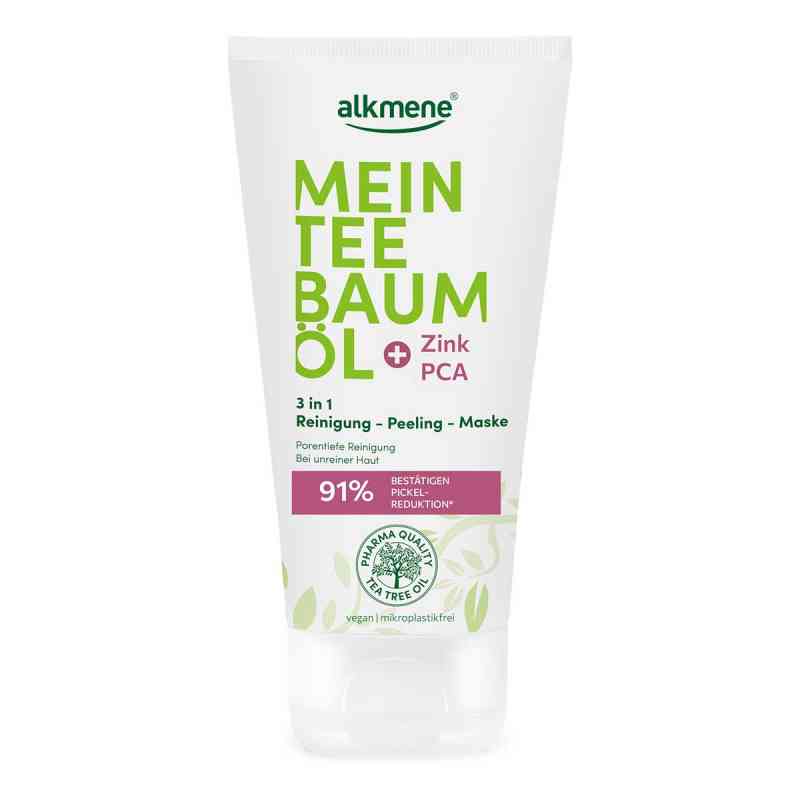 Alkmene Mein Teebaumöl 3 in 1 Reinigung-Peeling-Maske 150 ml von Schröder Cosmetics GmbH & Co. KG PZN 17638592