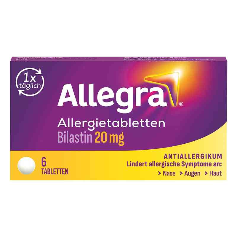 Allegra - schnell bei Heuschnupfen & ganzjährigen Allergien  6 stk von A. Nattermann & Cie GmbH PZN 18181918