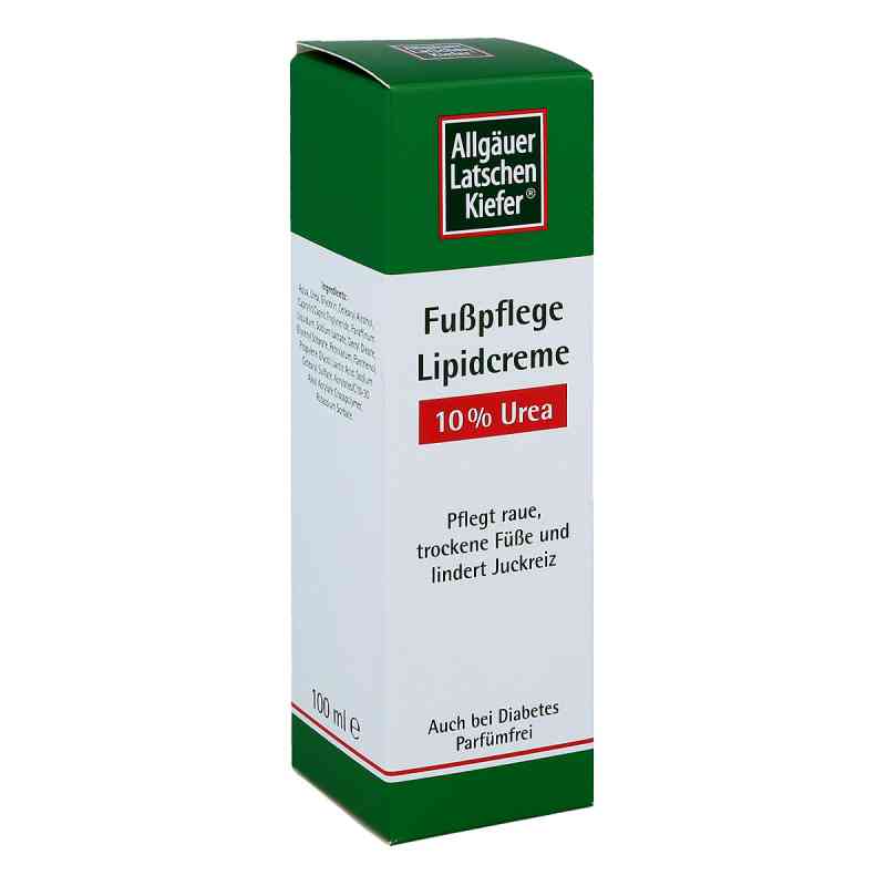 Allgäuer Latschenk. 10% Urea Fuss Lipidcreme 100 ml von Dr. Theiss Naturwaren GmbH PZN 01757194