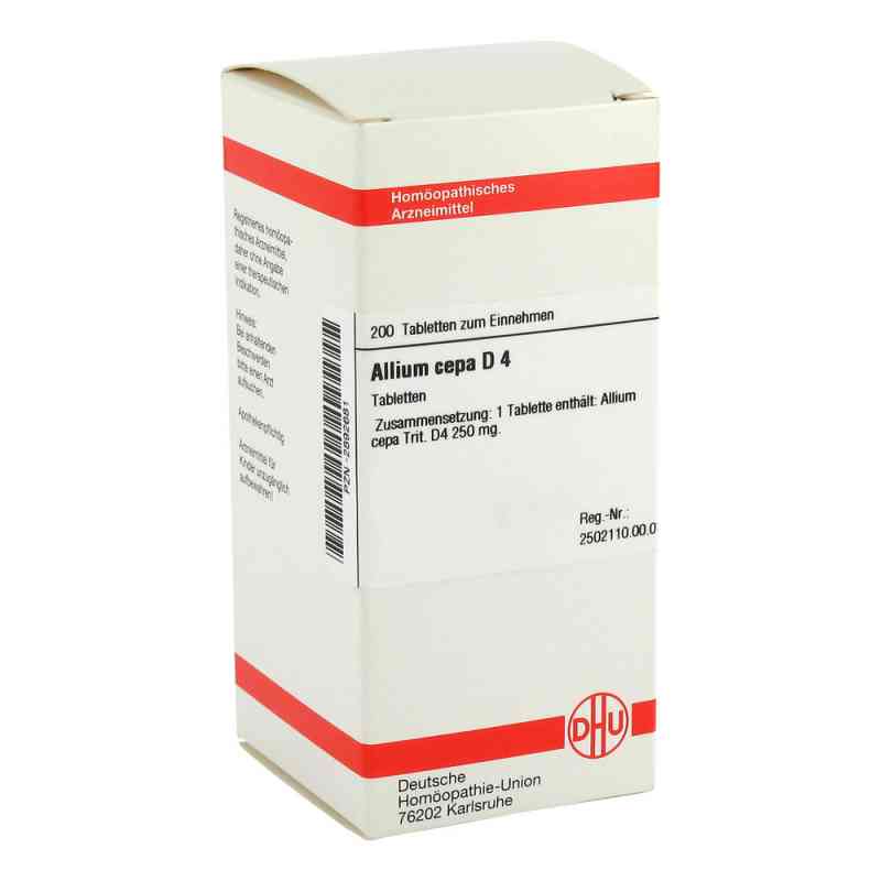 Allium Cepa D4 Tabletten 200 stk von DHU-Arzneimittel GmbH & Co. KG PZN 02892681
