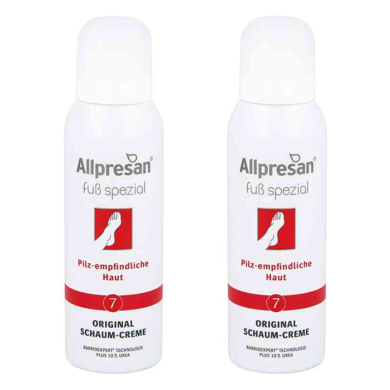 Allpresan Fuß Spezial Nummer 7 Fußpilz Schaum Creme 2x125 ml von Neubourg Skin Care GmbH PZN 08104901